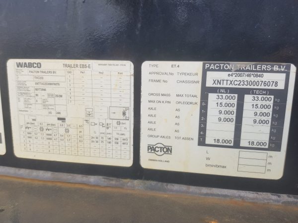 Container chassis - Afbeelding 12