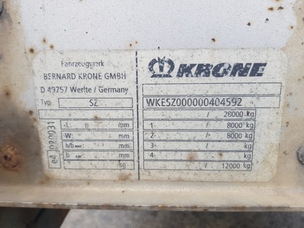 Flatbed trailer - Afbeelding 9